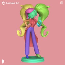 Velvette Hazbin Hotel 3d model