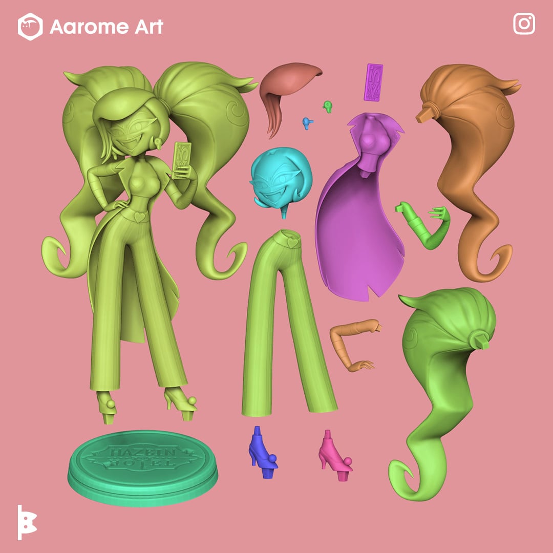 Velvette Hazbin Hotel 3d model