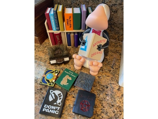 Books for Opus' Library 3d model