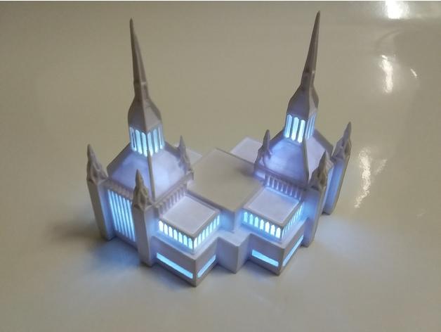 San Diego Temple - Taito 3D Printing Services 3d model