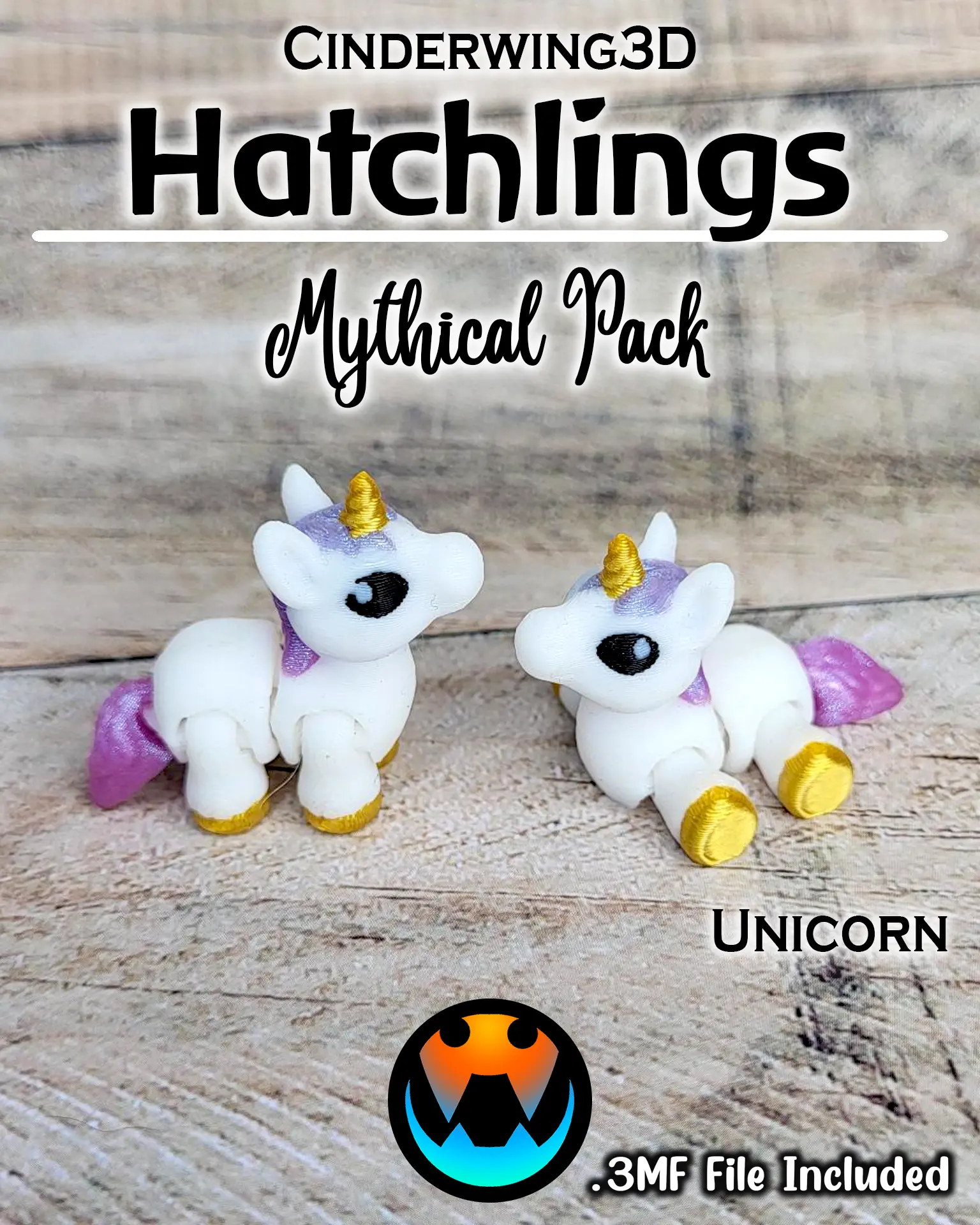 Unicorn - Cinder Hatchling 3d model