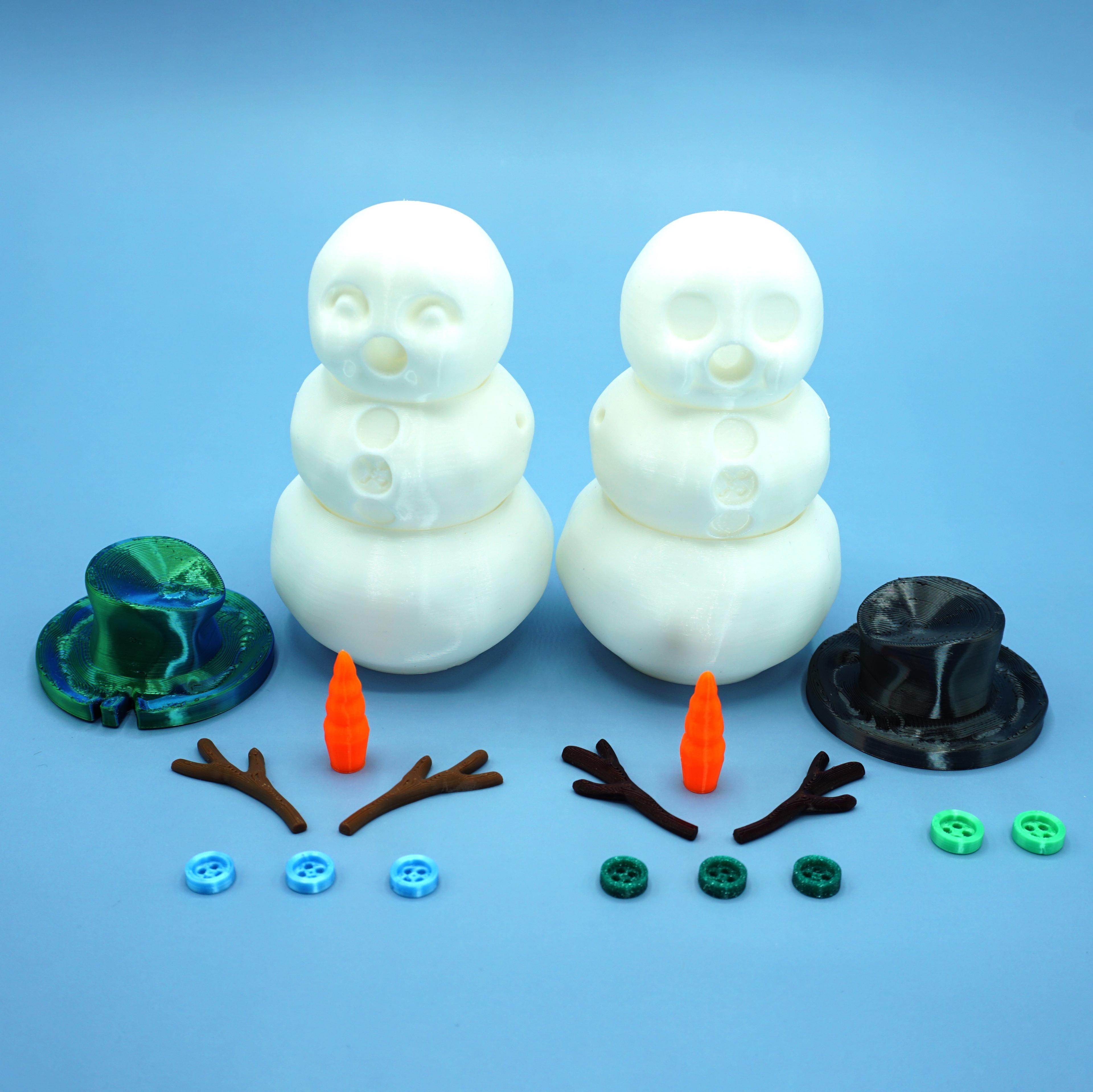 Articulated Snowman 3d model