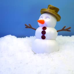 Articulated Snowman 3d model