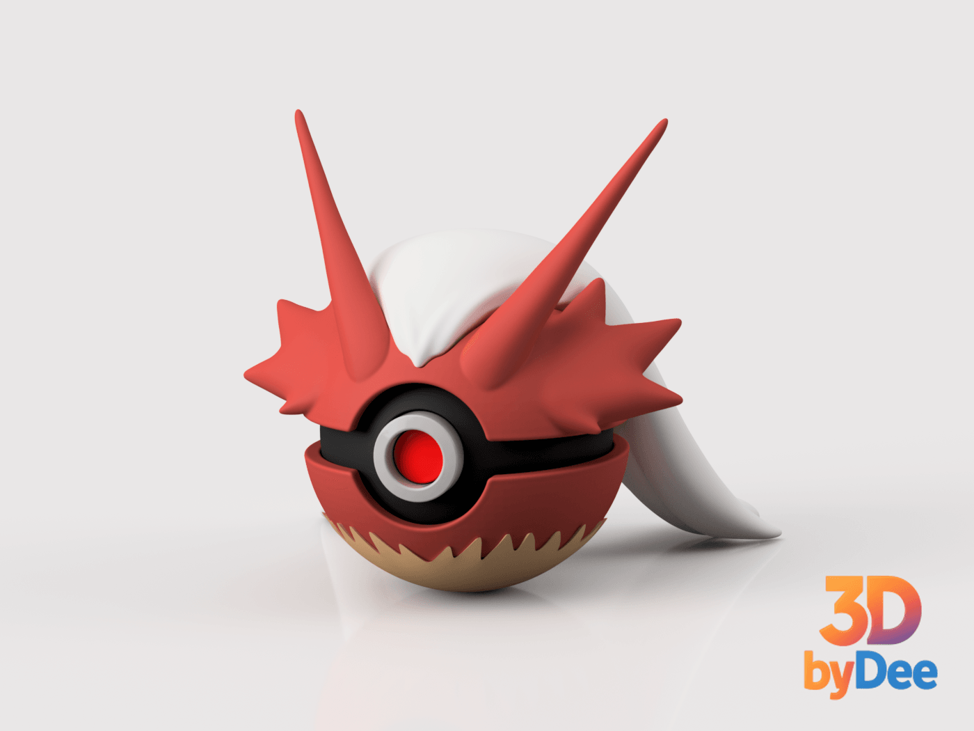 Blaziken Pokeball 3d model