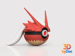 Blaziken Pokeball 3d model