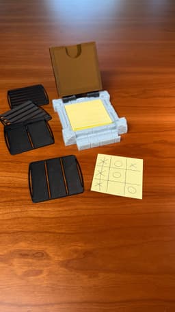 SECRET NOTE (2) | STICKY NOTES HOLDER & STENCILS 3d model