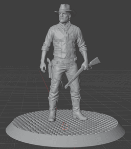 THE OLD WEST - THE YOUNG SHERIFF - THE LAWMEN COLLECTION (3D - 50MM STL) 3d model