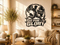 Go For Glory Soccer Wall Art Decor.3mf 3d model