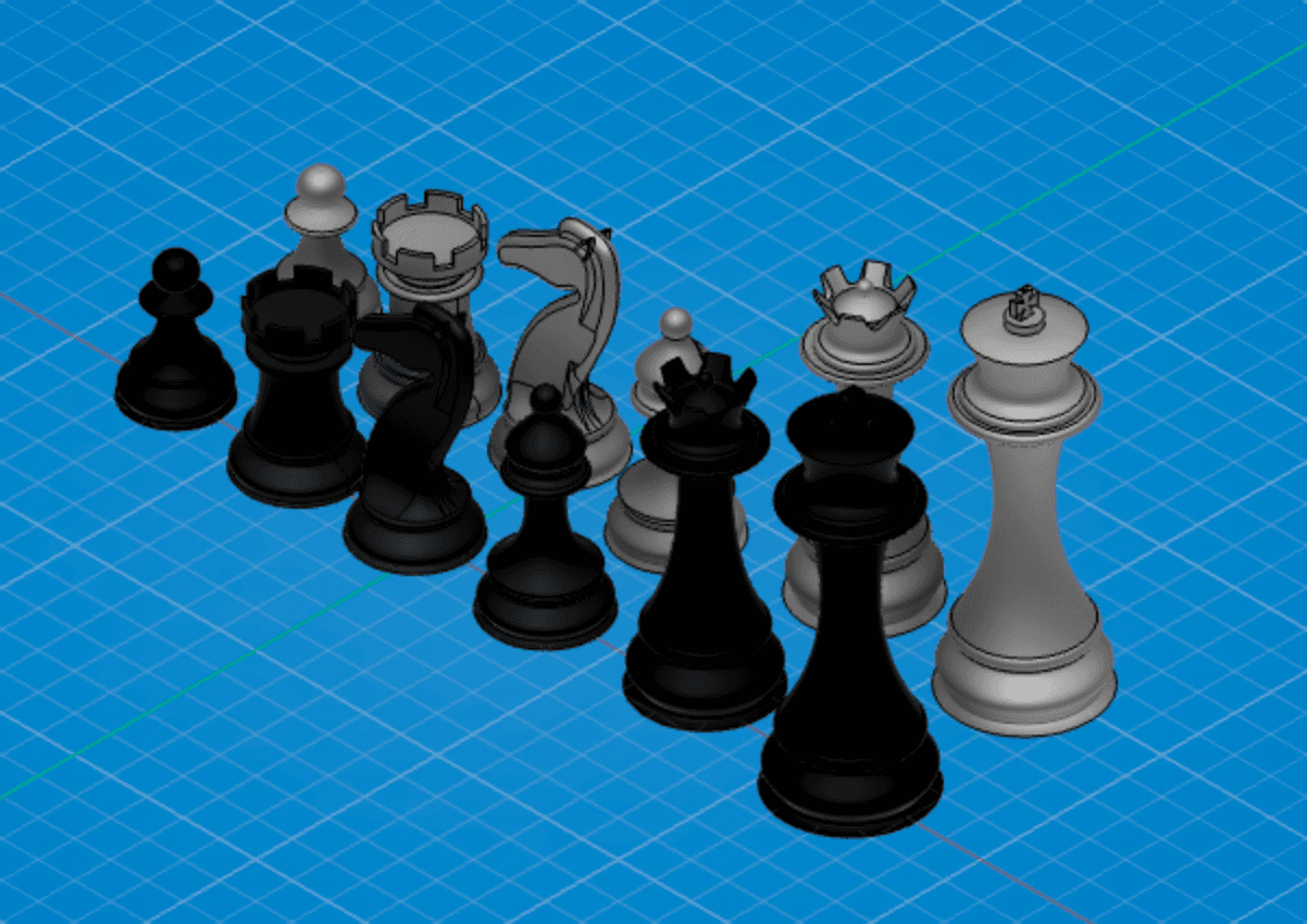 chess v3.stl 3d model