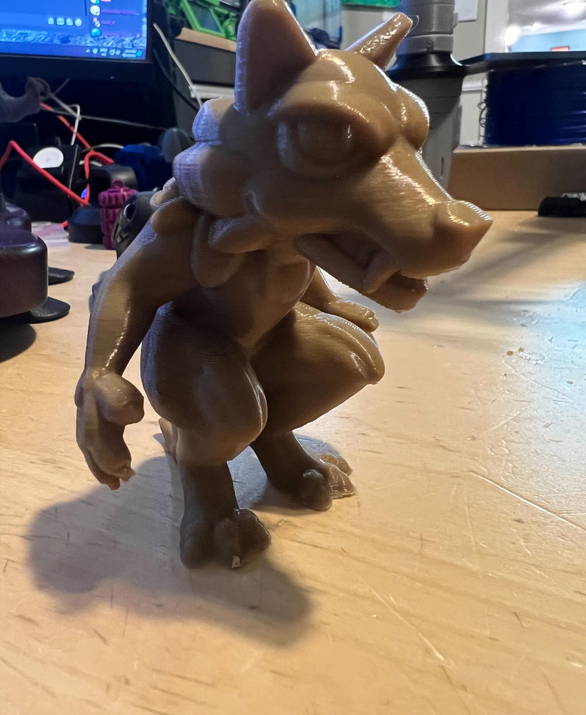 Mini Werewolf - Sculptember Model #4 3d model