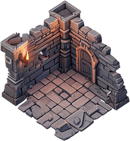 Dungeon_Corner_KF2_WorkShop3D 3d model
