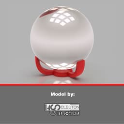 Sphere stand with 3 prongs - Ball Holder 3d model