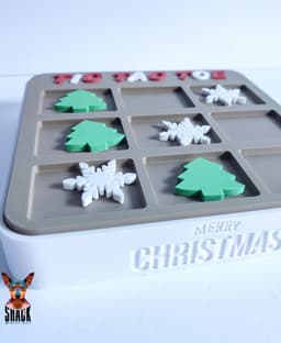 Tic Tac Toe (Christmas Edition) 3d model