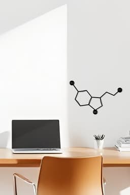 Molecule Wall Art, Wall Decor, Home Decor 3d model