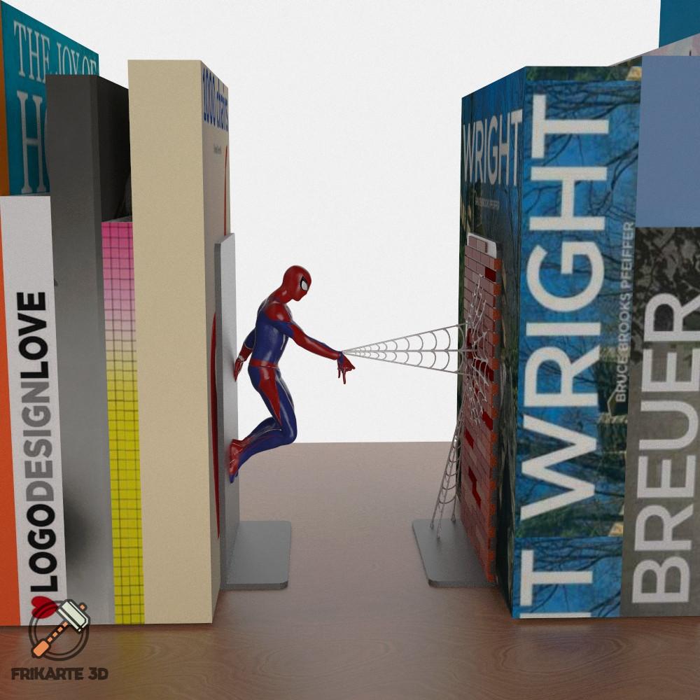 Spider-Man Web-Shooting Bookends 3d model