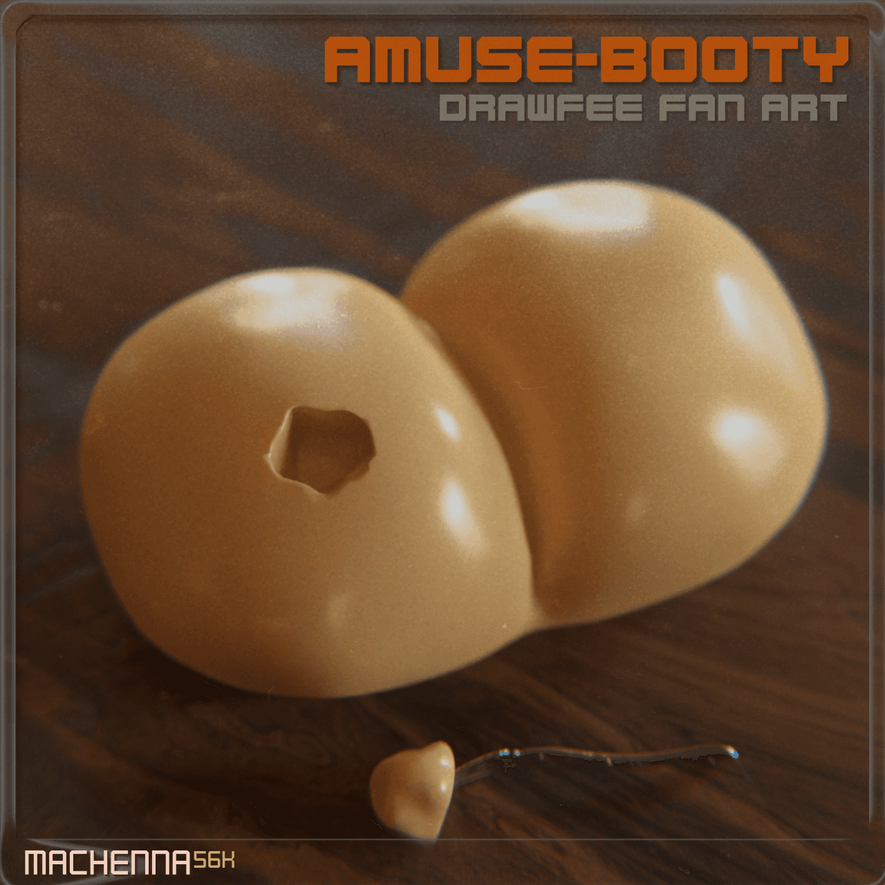 Amuse-Booty | Drawfee Fanart 3d model