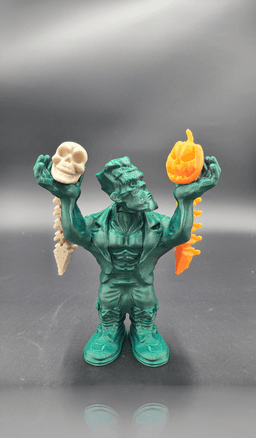 Franken-Spine - Articulated Snap-Flex Fidget (Medium Tightness Joints) 3d model