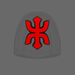 Red Ronin Chapter V10R Shoulder Symbols 3d model