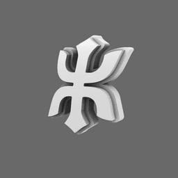 Red Ronin Chapter V10R Shoulder Symbols 3d model