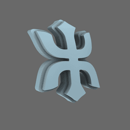 Red Ronin Chapter V10R Shoulder Symbols 3d model