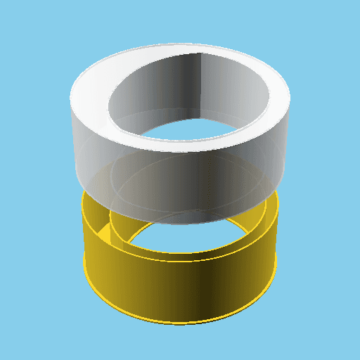 Moon (in circle) phase 11, nestable box (v1) 3d model