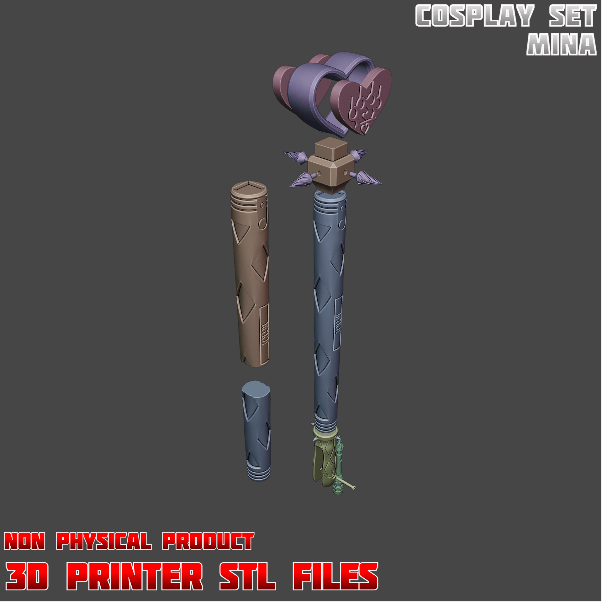 MiNA Cosplay Set Dead by Daylight 3d model