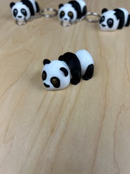 Panda Fidget Dual Joint 3d model