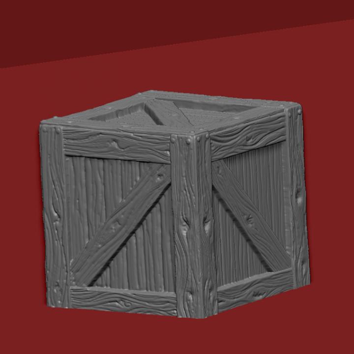 Crate 3d model