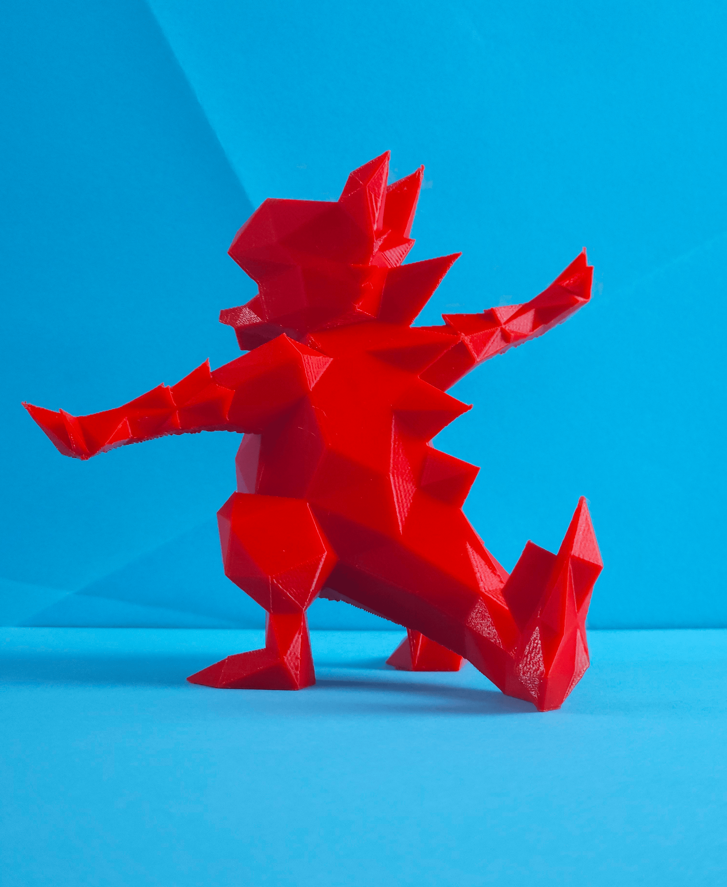 Magmar Low Poly Pokemon 3d model