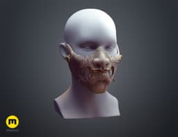Ghost of Yotei Samurai Mask 3d model