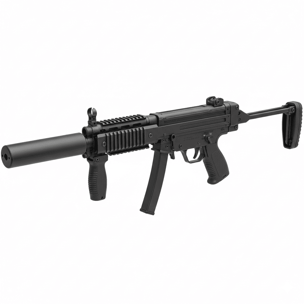 Gun Military Armament M11 Compact SMG 3d model