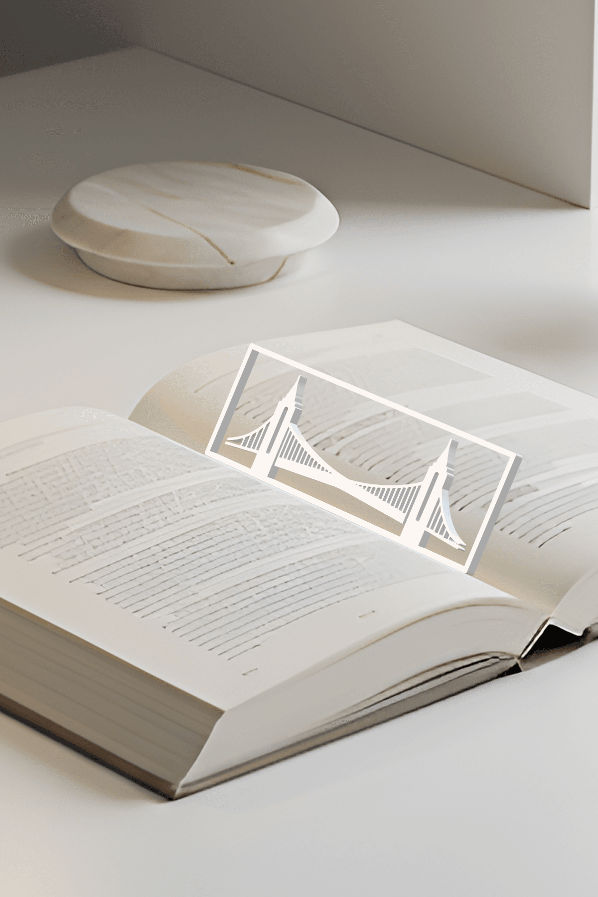 Bridge Bookmark, Creativity Bookmark, Gift Idea 3d model