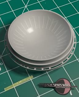 1/350 Refit Deflector Dish Kit Part Replacement 3d model