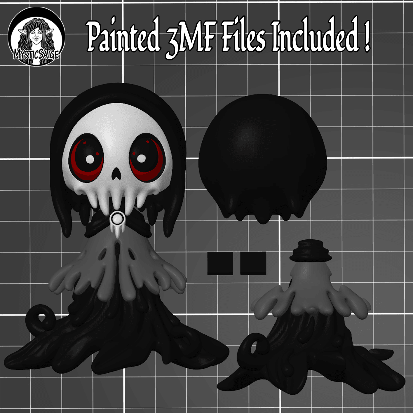 Floaty Grim 3d model
