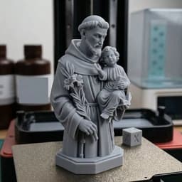Saint Anthony Padua Bust 3d model