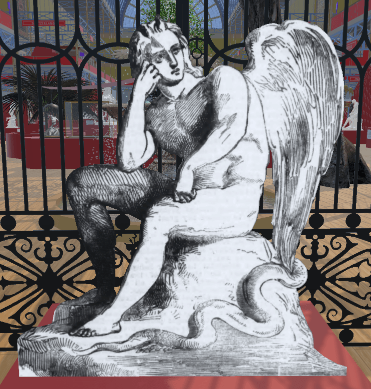 Lucifer Sculpture for 3D print 3d model