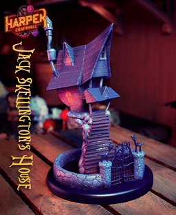 Jack Skellington House Multicolor 3d model