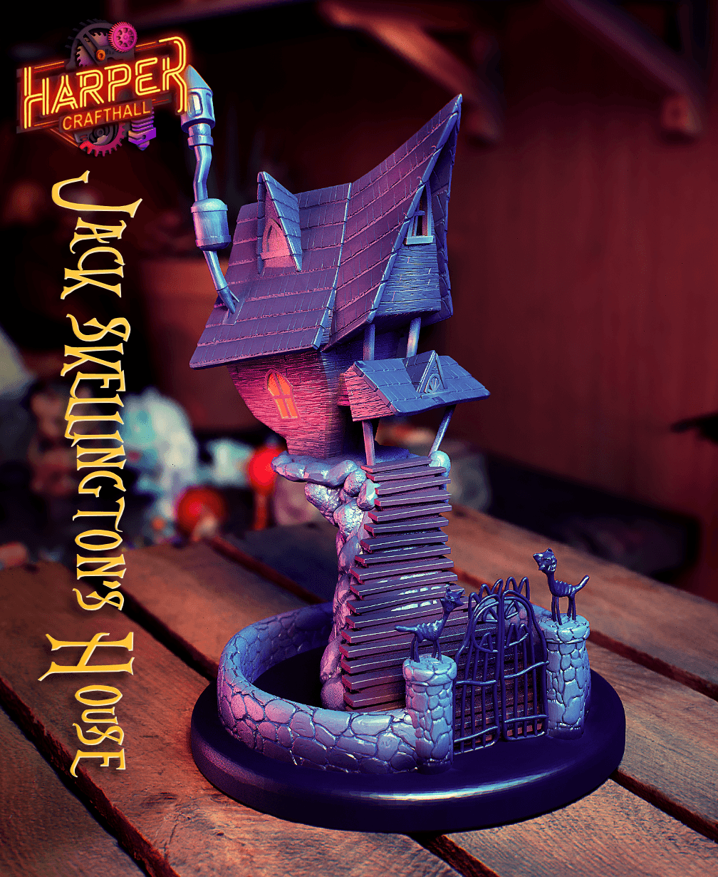 Jack Skellington House Multicolor 3d model
