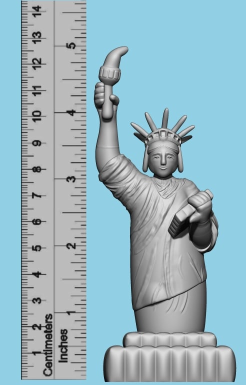 statue of liberty (better call saul) 3d model