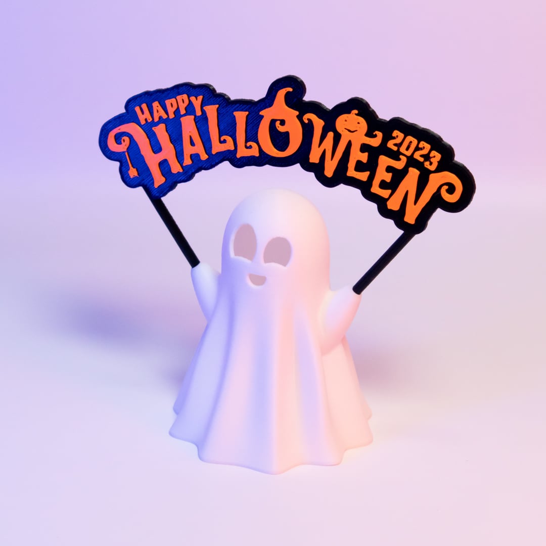 Happy Ghost Lamp 3d model