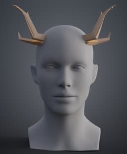 Dusk's Horns - Arknights 3d model