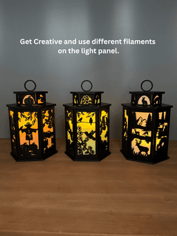 Deer Lantern Lamp Decoration Tea Light Candle Holder Home Decor Lamp 3d model