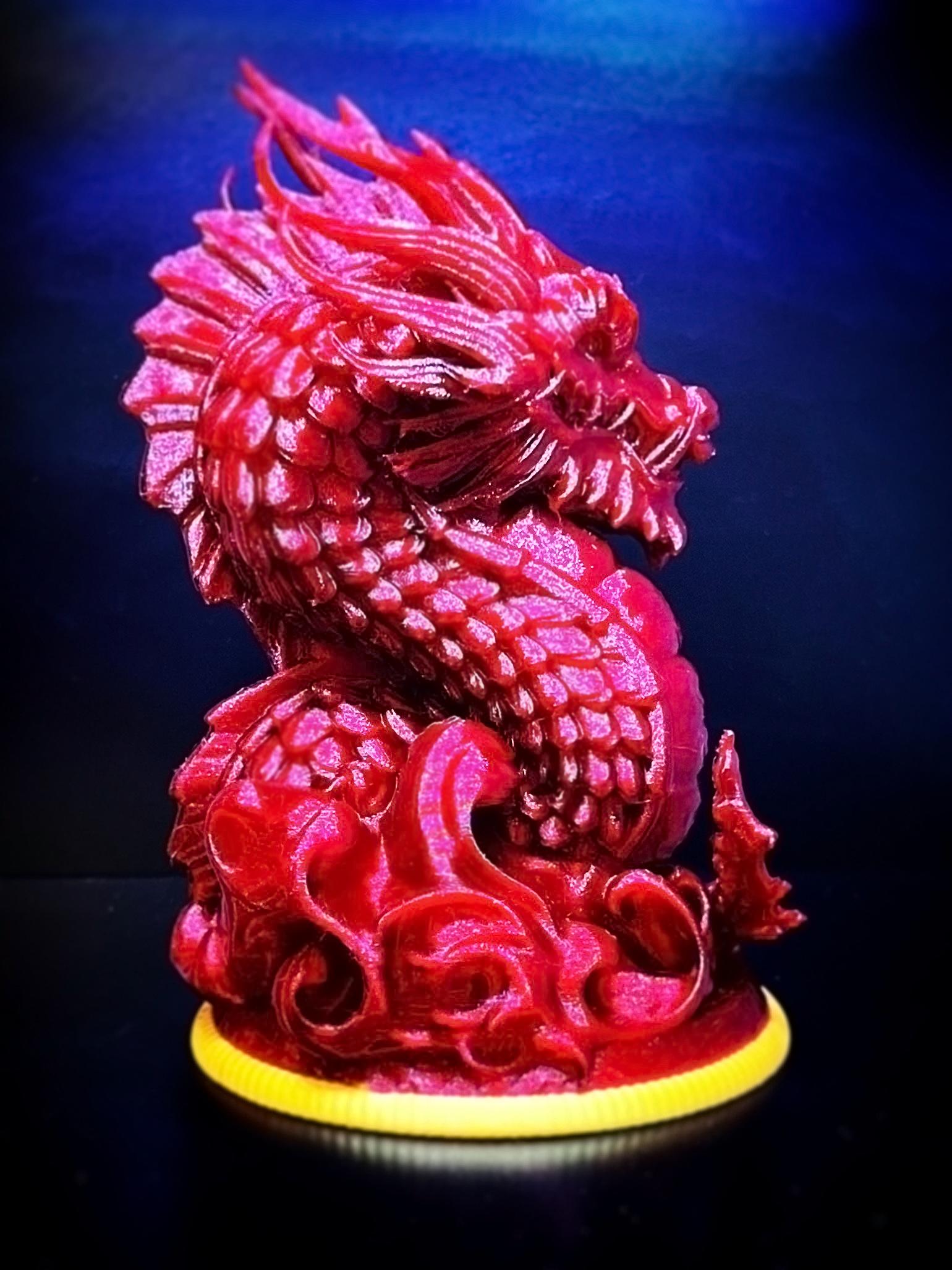 ChineseDragon Bust (Pre-Supported) 3d model