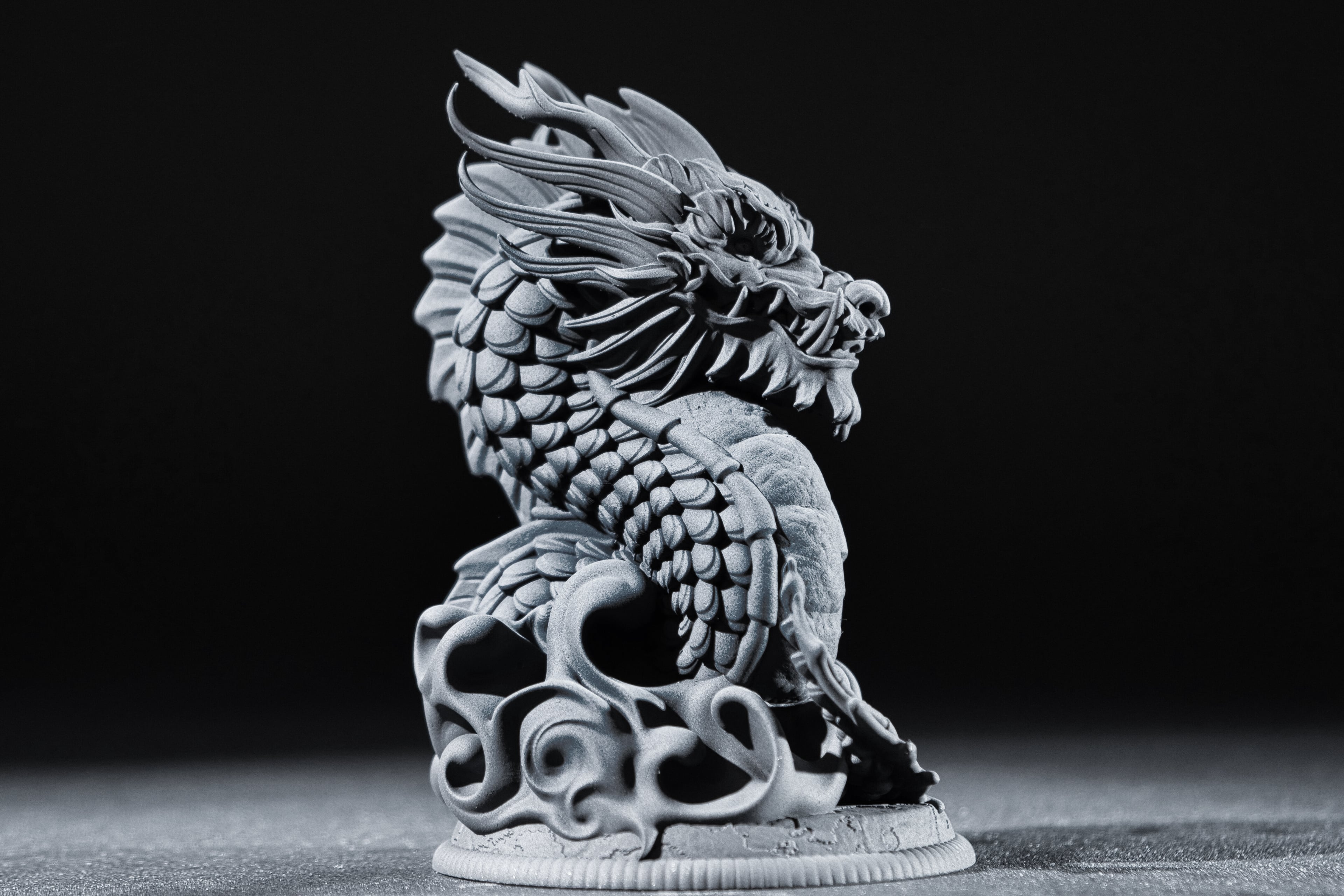ChineseDragon Bust (Pre-Supported) 3d model