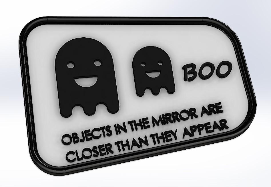 Ghosts in the mirror are closer than they appear 3d model