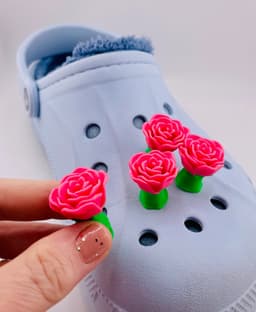 Rose Shoe Charm 3d model