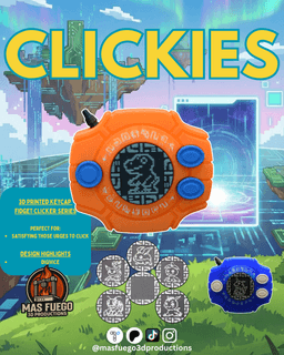 Digivice - Clickies - Keycap Fidget Clicker 3d model