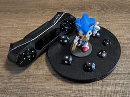 Rotary turntable for scanning 3d model