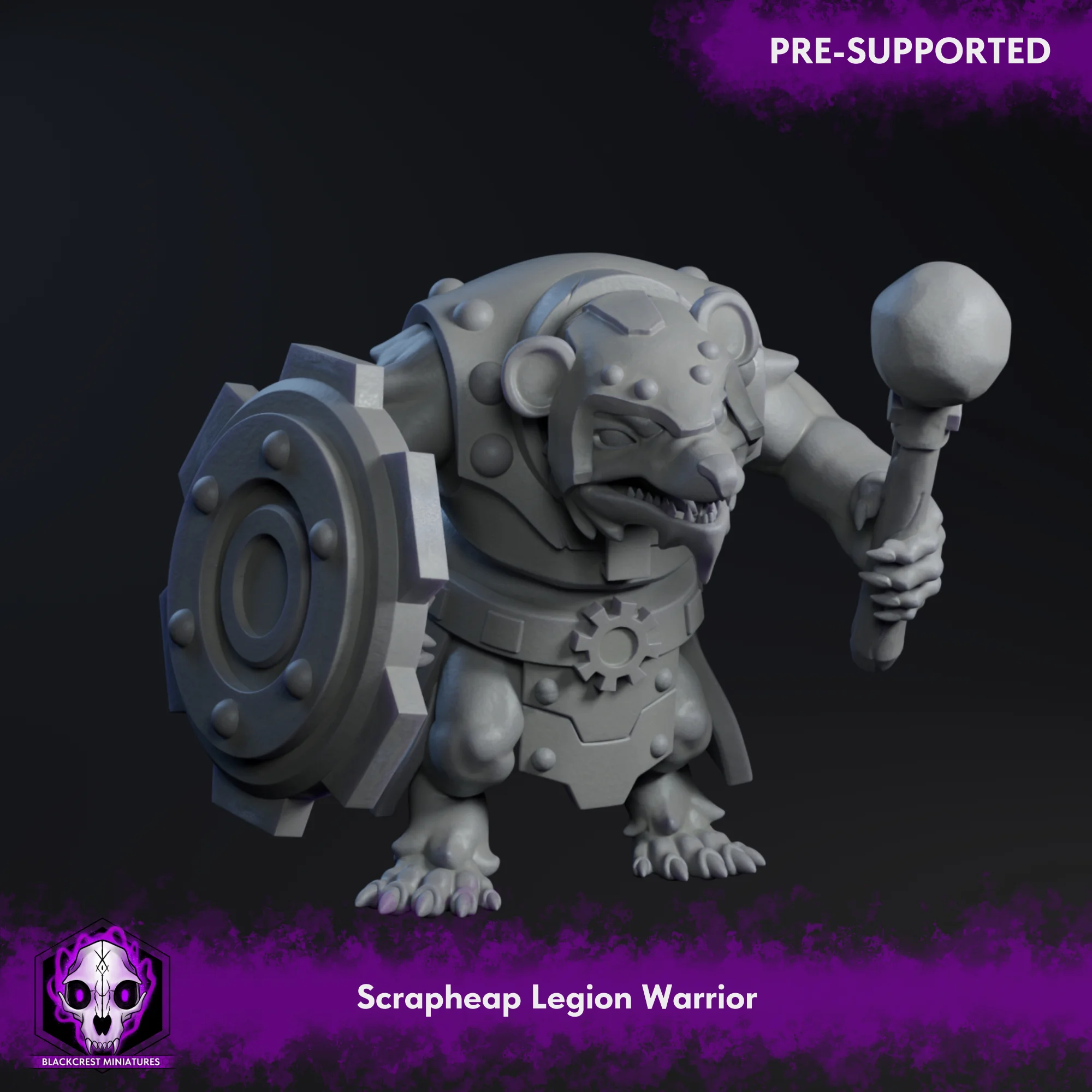 Scrapheap Legion | Possumfolk Warrior B 3d model