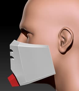 Gundam Mask 3d model